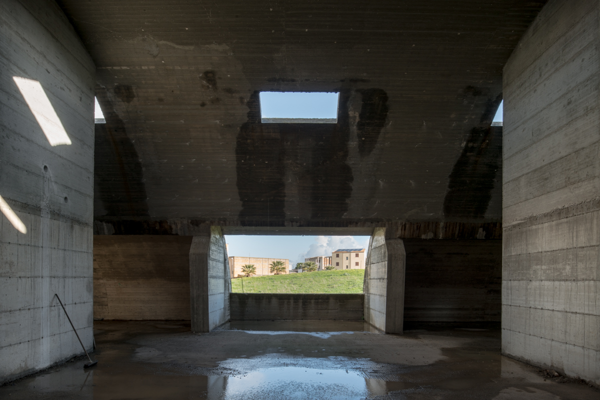 Teatro di Gibellina, Pietro Consagra (interno) © Davide Curatola Soprana