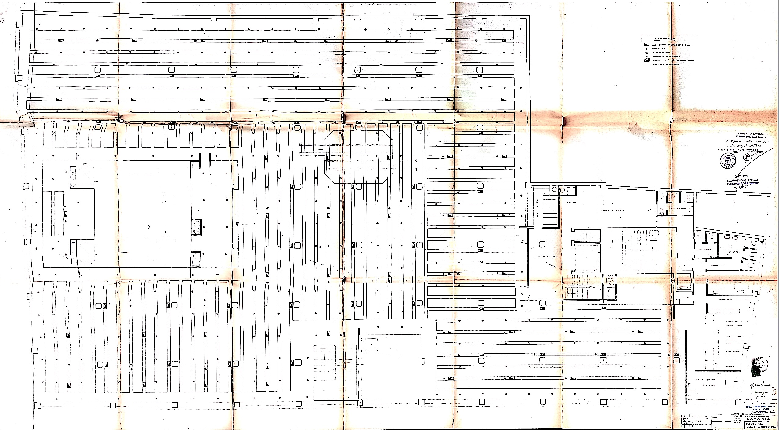 Pianta del piano ammezzato