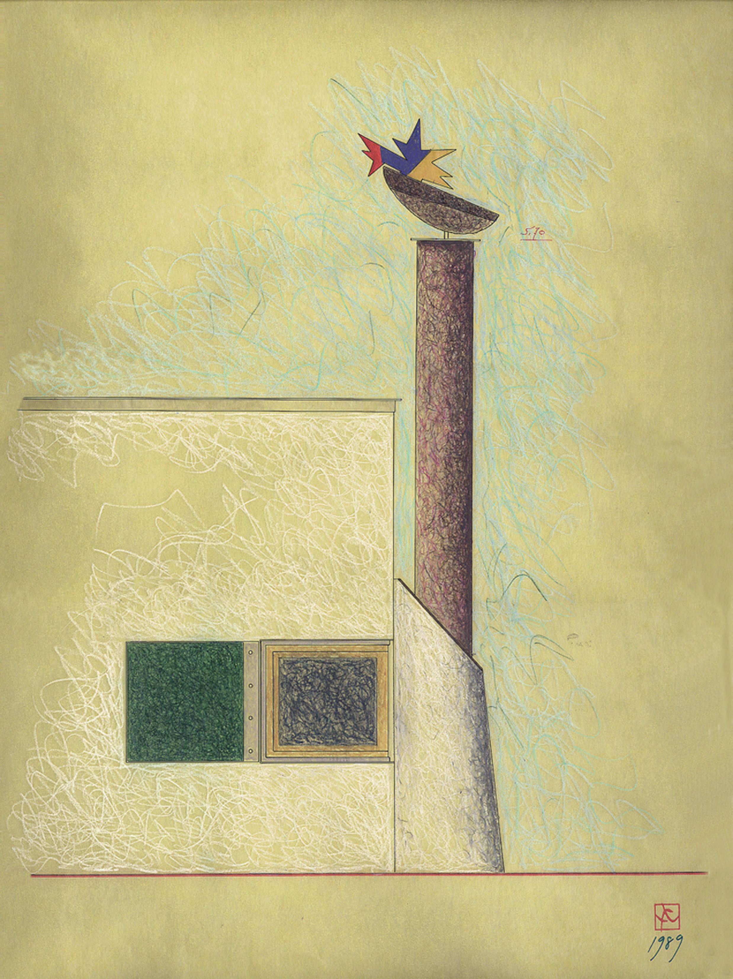 Studio del volume esterno del camino