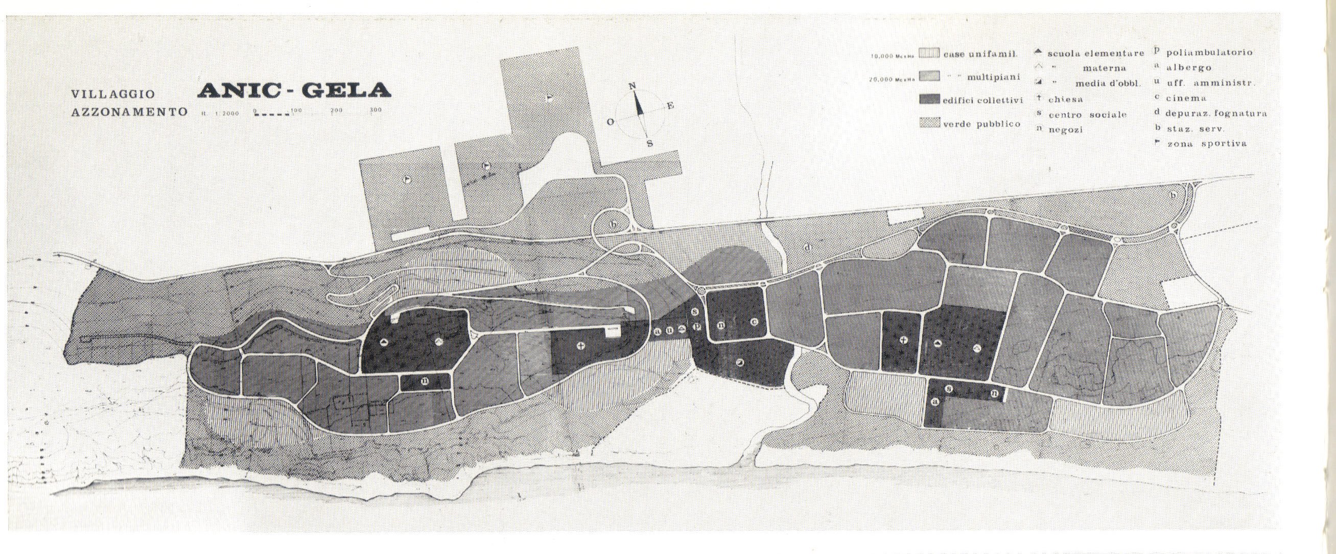 Planimetria con indicazione della zonizzazione