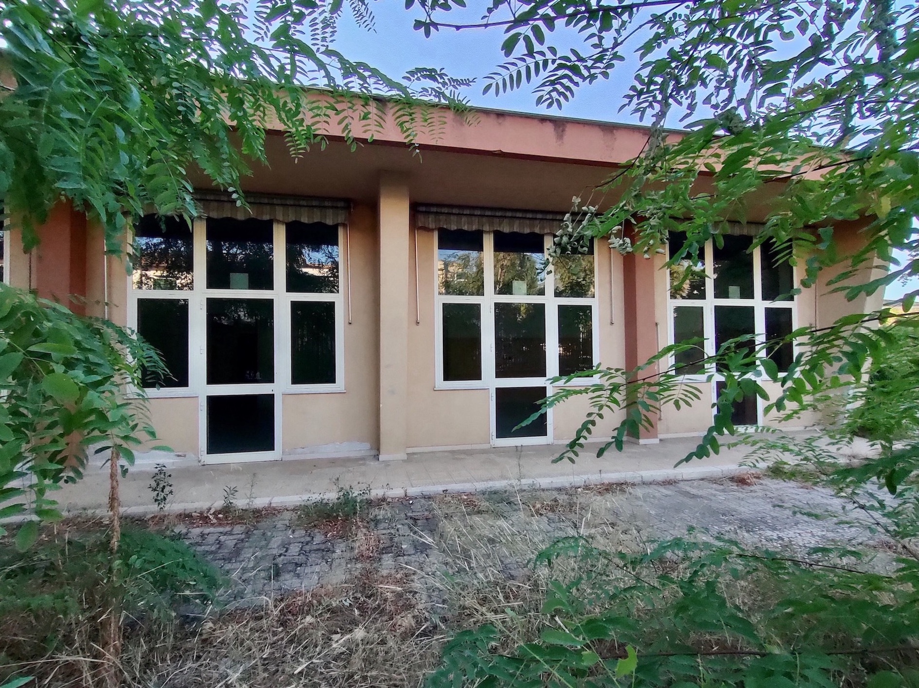 Asilo nido al Villaggio Ruffini, dettaglio prospetto est