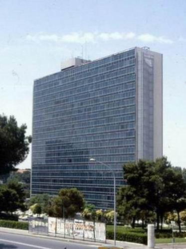 Facciata verso piazzale Mattei