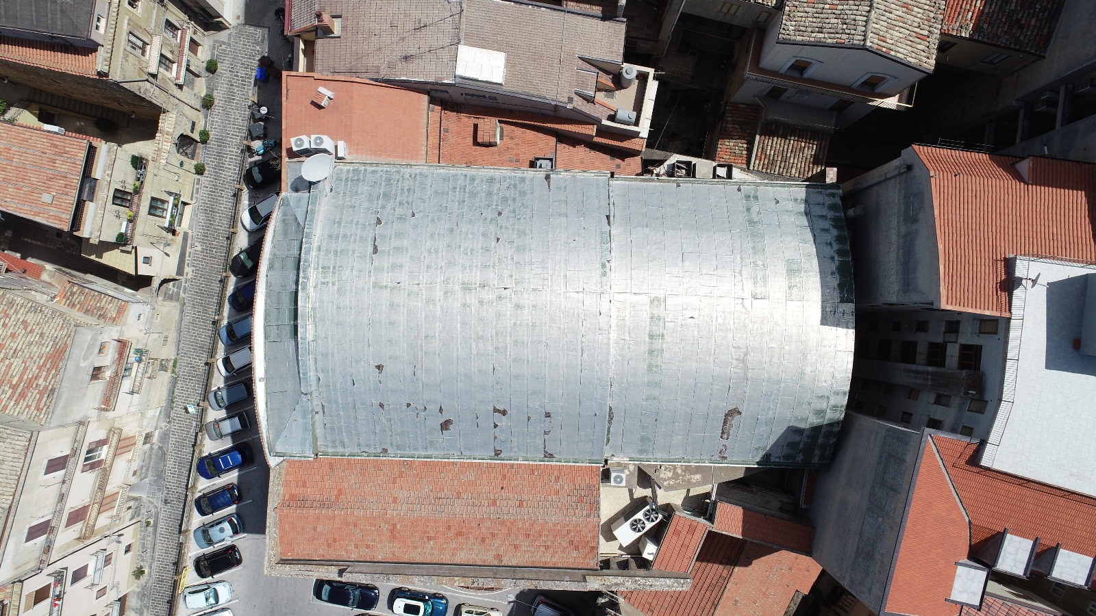 La copertura dell'edificio