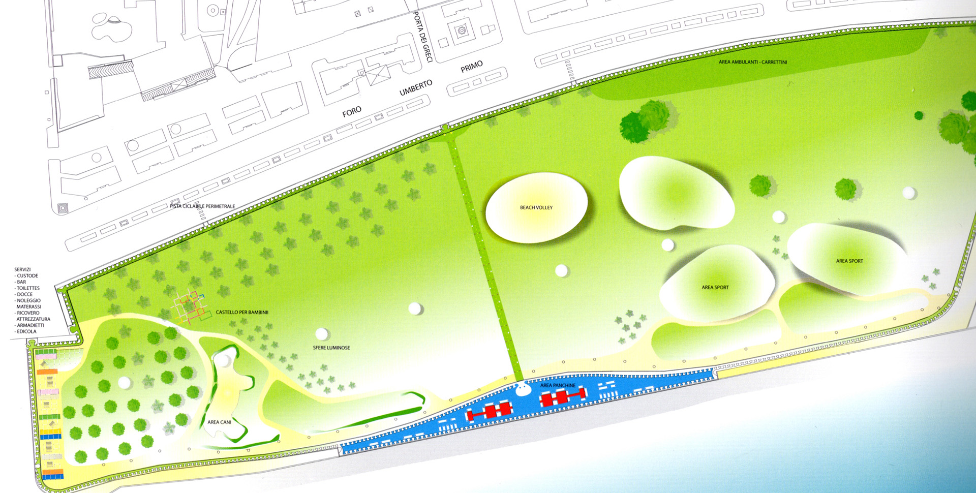 Planimetria generale dell'intervento