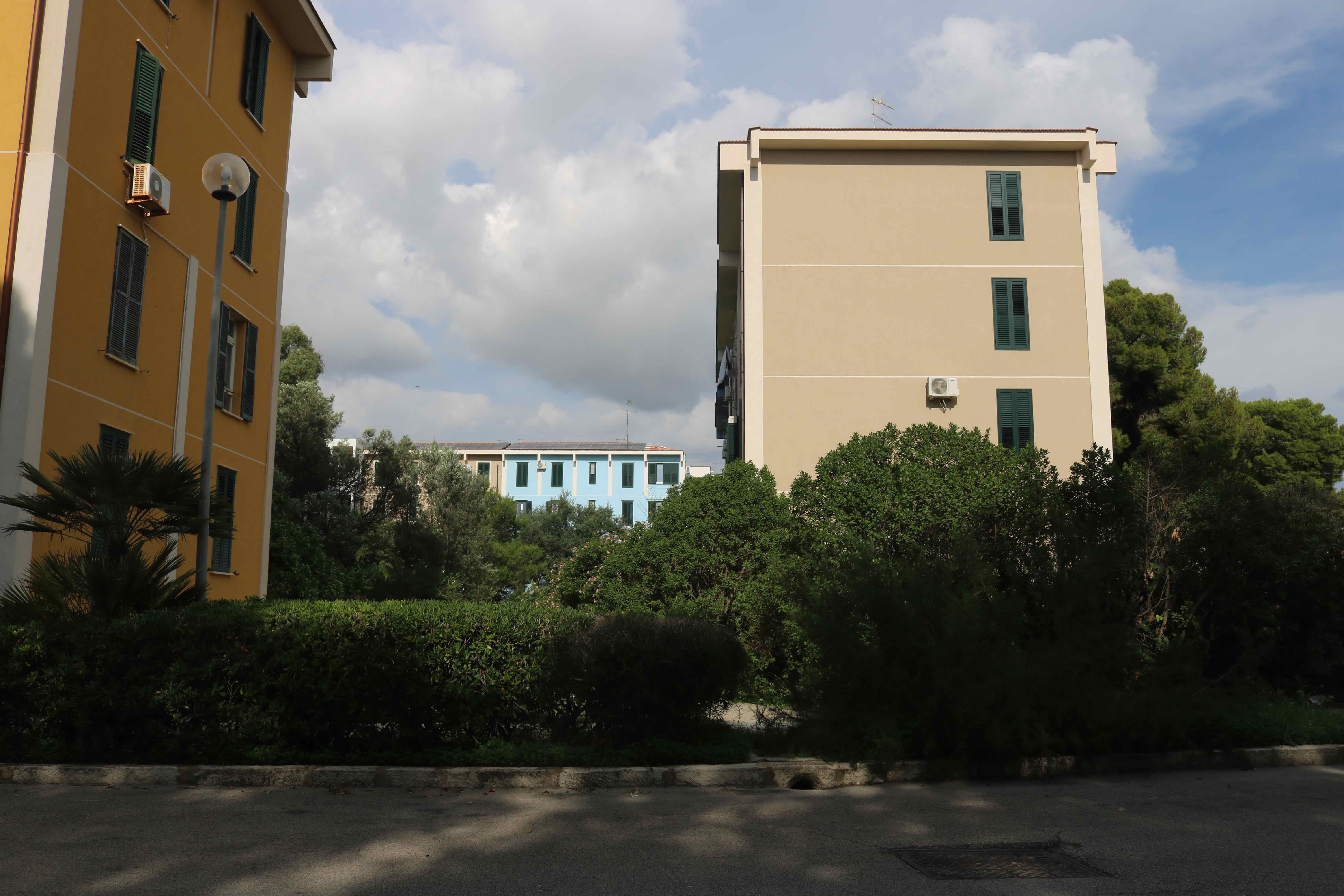 Veduta attuale degli edifici residenziali  