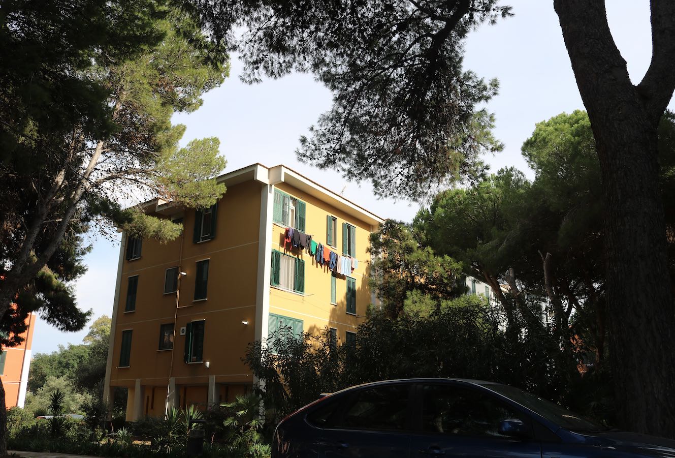 Veduta attuale degli edifici residenziali