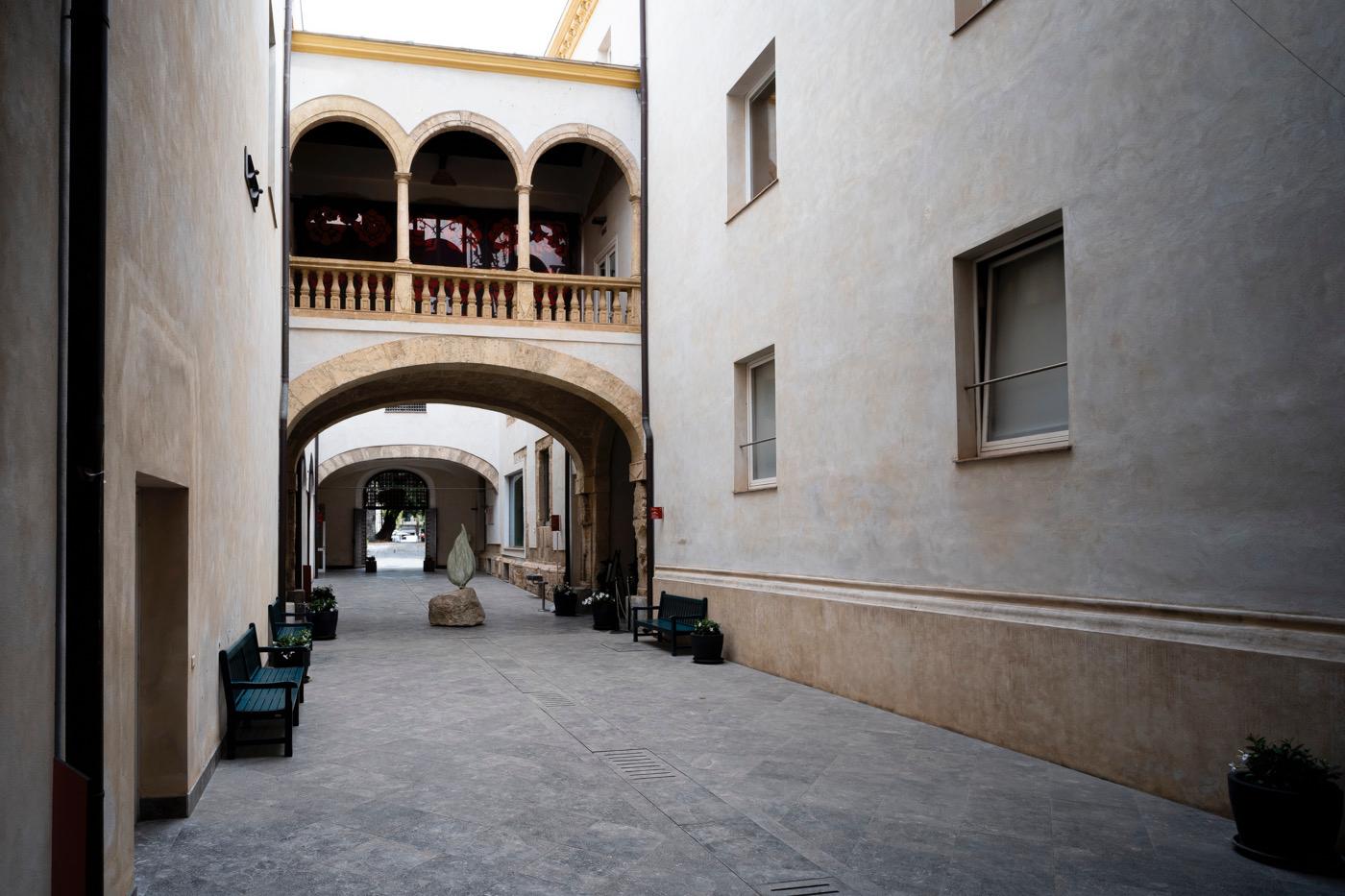 Veduta dell'atrio