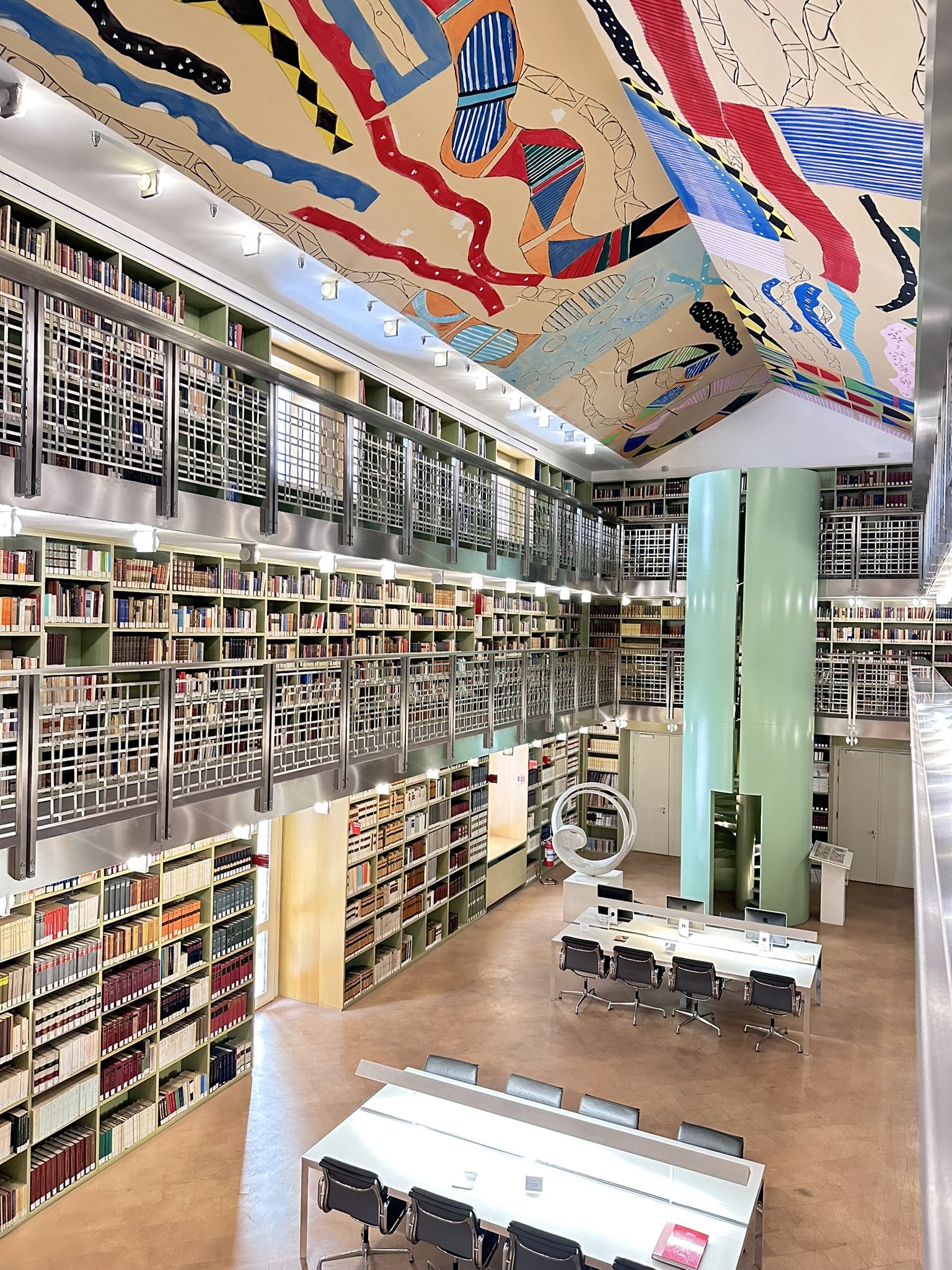 Veduta della biblioteca