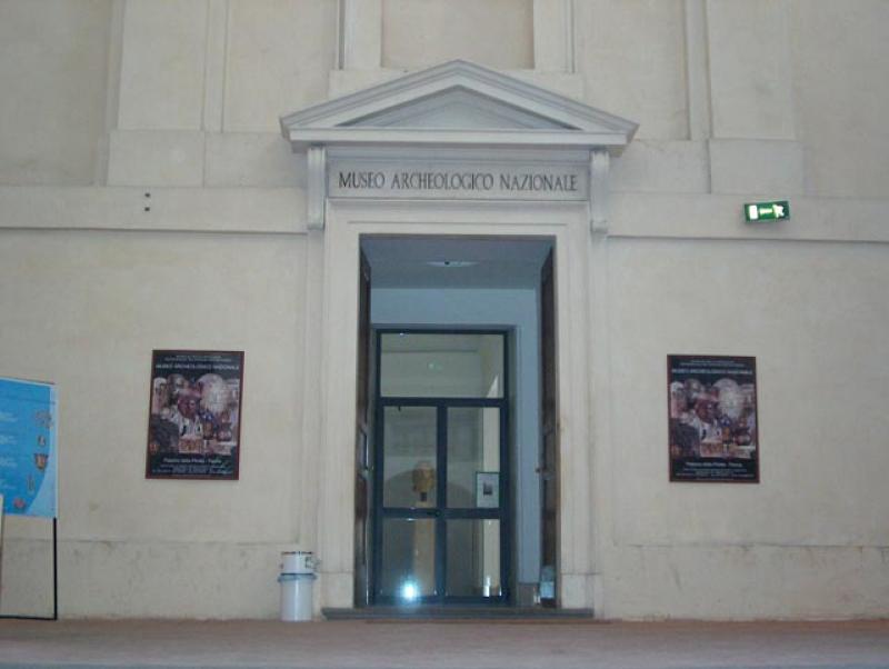 Vista dell'ingresso del Museo Archeologico