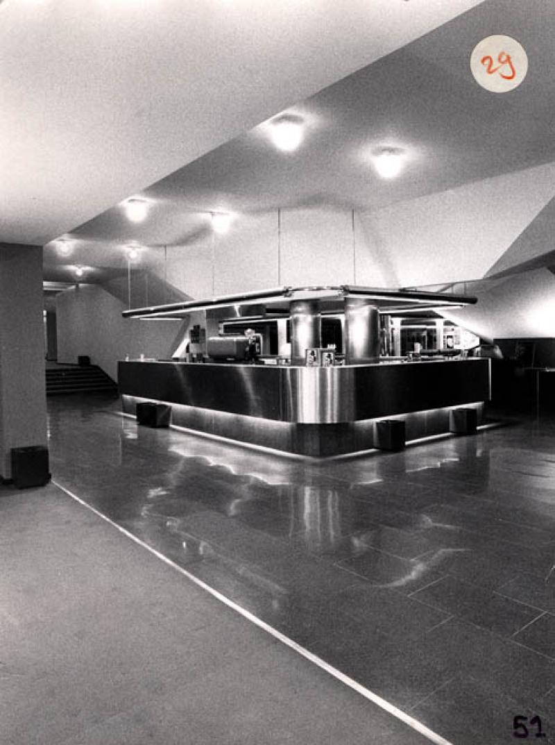 Particolare della hall