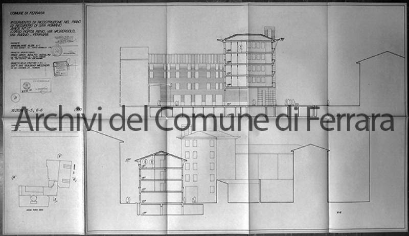Sezioni 5-5, 6-6 – scala 1:100 (1991)