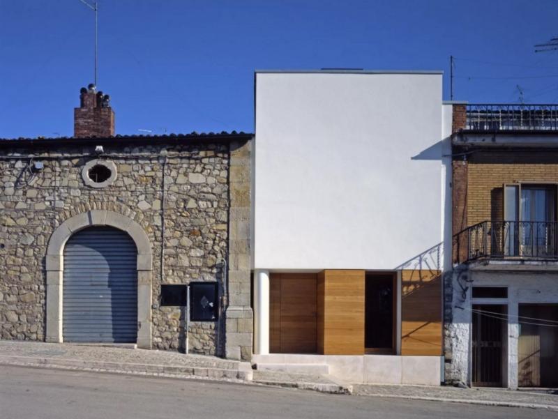 Fronte su Via Trento