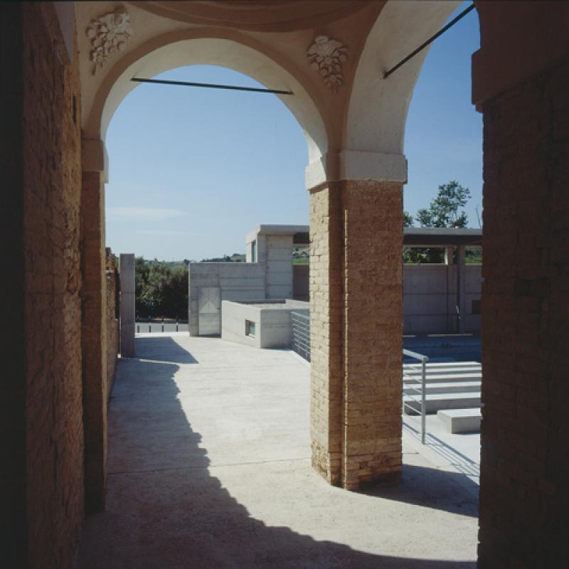 Dettaglio portico