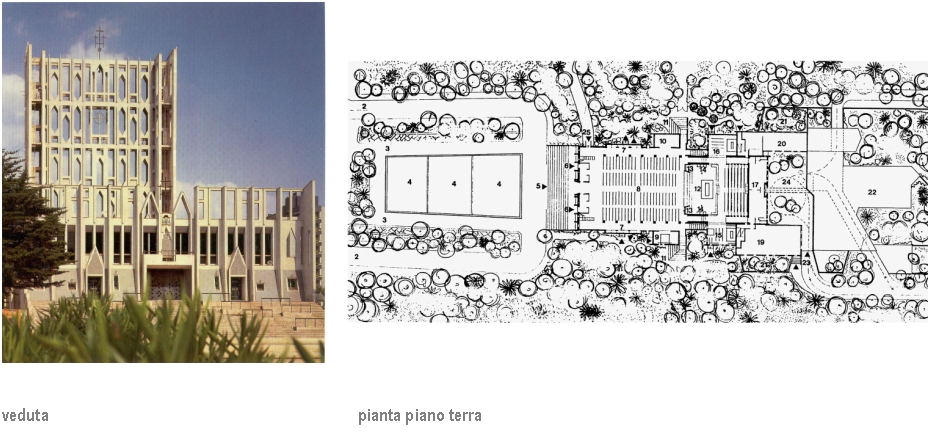 Veduta e pianta piano terra