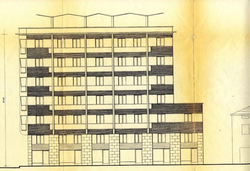 prospetto su piazza Della Vittoria (1957)