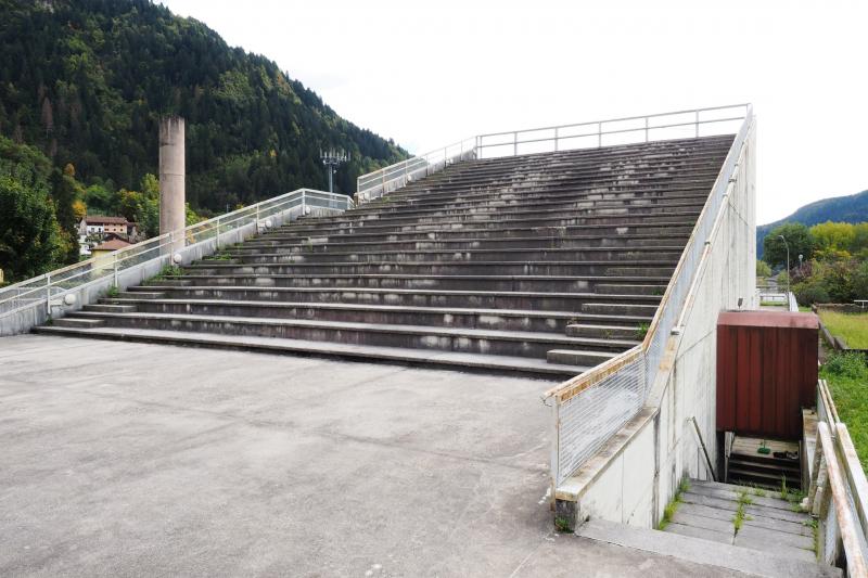 veduta della gradinata