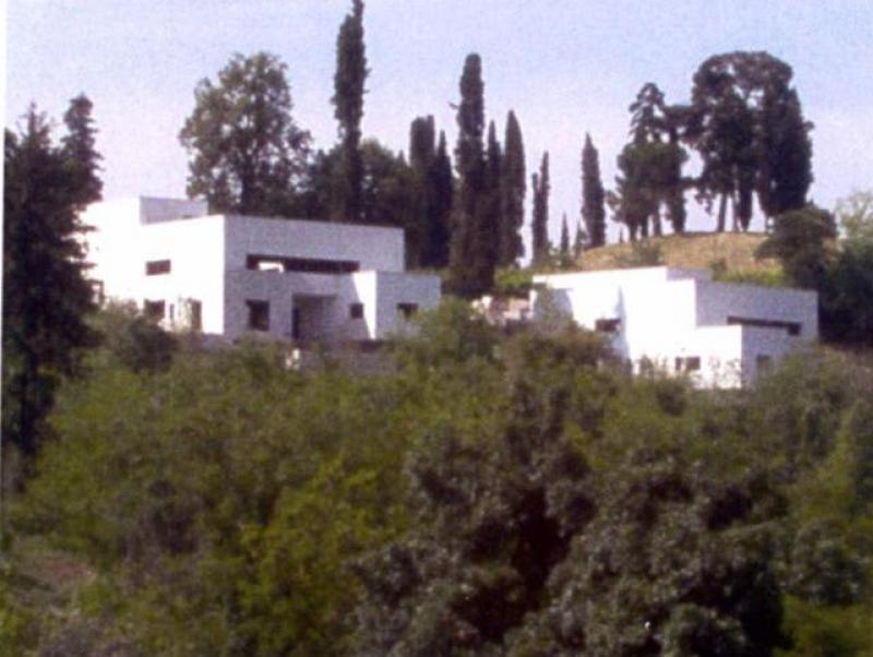 Veduta delle residenze con le terrazze