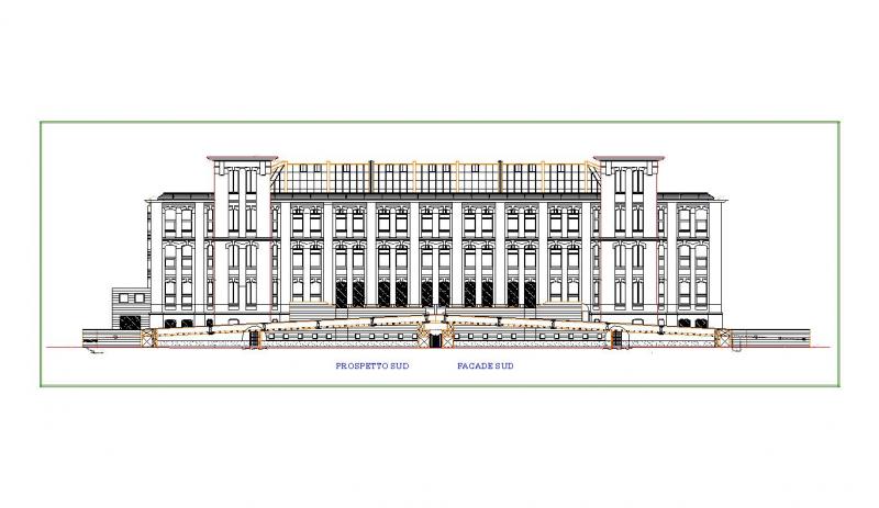 Prospetto sud