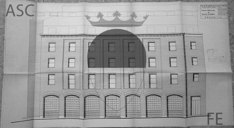Prospetto principale su piazza Santo Stefano (1960)