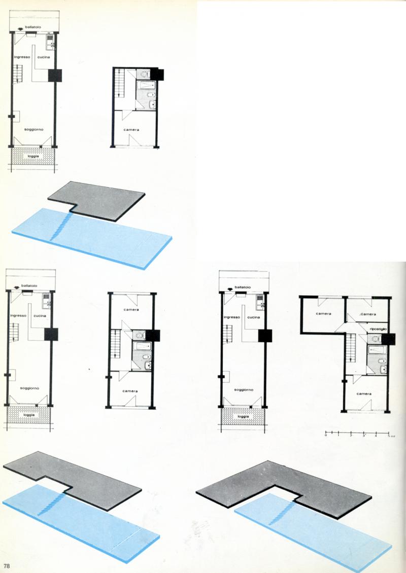 Pianta degli appartamenti